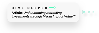 Dive Deeper, Article:Understanding marketing investments through Media Impact Value