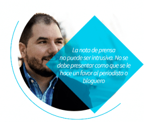 La nota de prensa no puede ser intrusiva - Manu Moreno