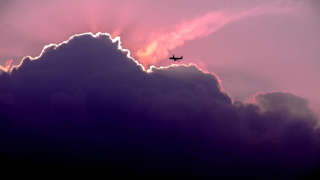 airplanes clouds pr