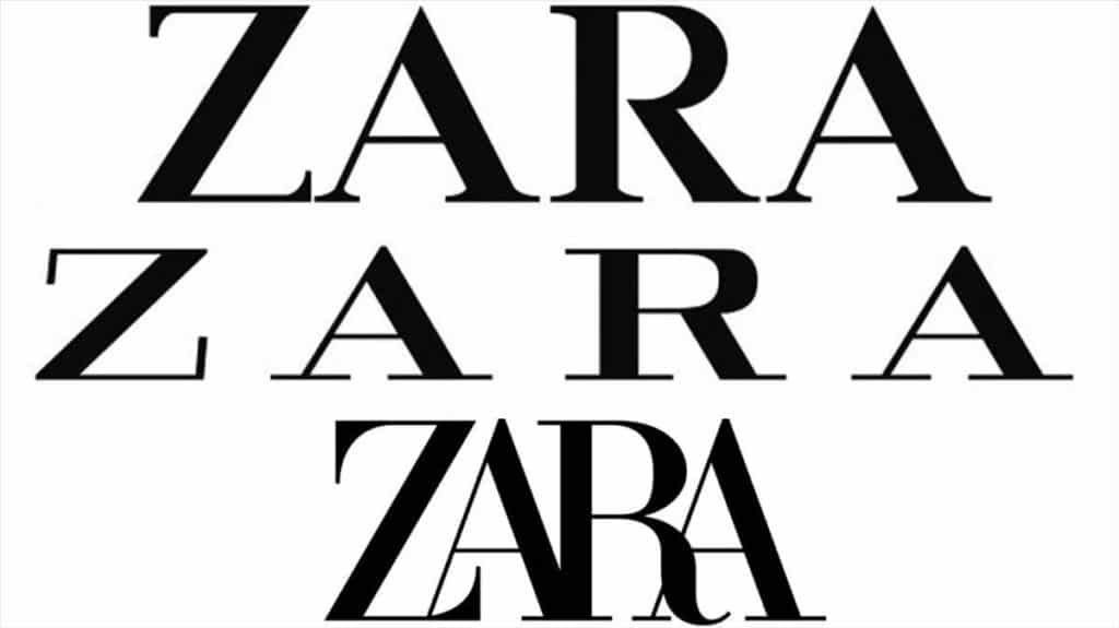 zara nuevo logo
