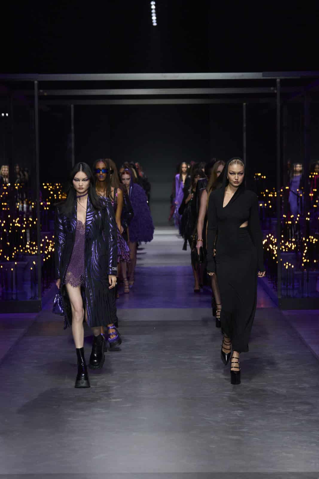 Versace brings Dark Gothic Goddess to Milan Fashion Week SS23