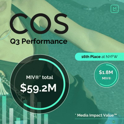 COS Q3 Performance with Fashion Week Results