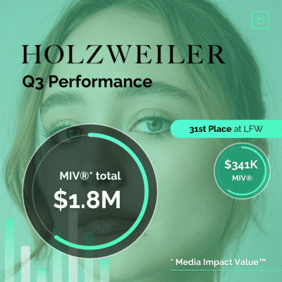 Holzweiler Q3 Performance with Fashion Week Results